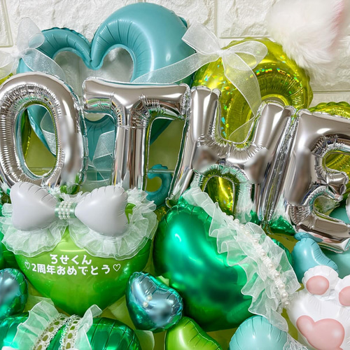 推し活】バルーンアレンジ 特大サイズ 生誕祭 誕生祭 卒業式 成人式