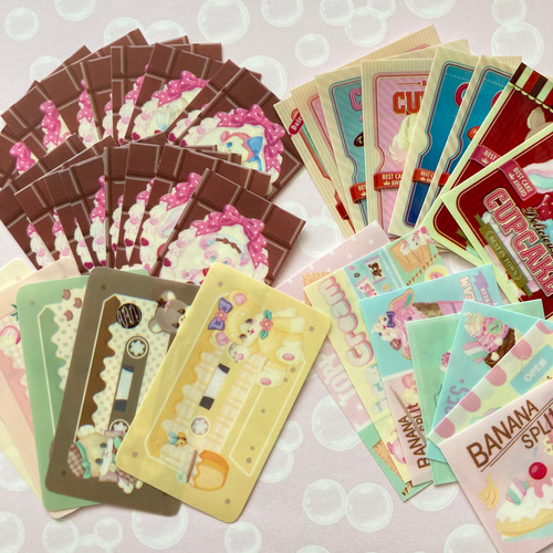 ミニ蛇腹ファイル おすそ分けファイル No.6 フレークシール ayyjewel
