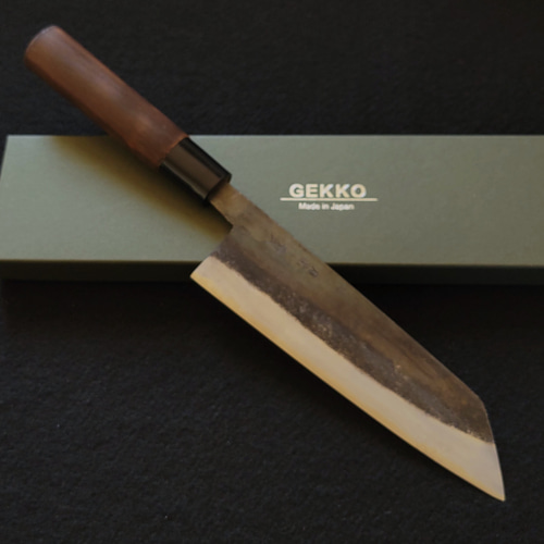 青紙1号 黒打 万能包丁 150㎜ #9382 月光作 日本製 1点物 青紙1号 黒