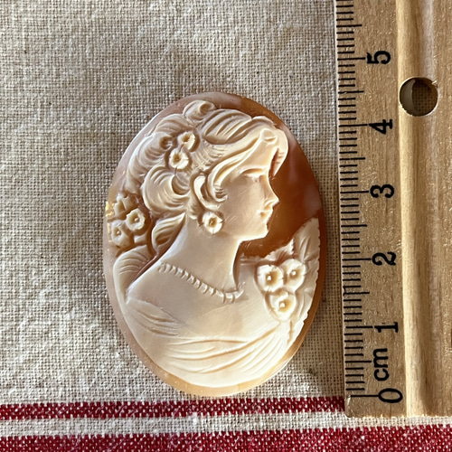 イタリアの古いカメオ Cameo アンティークカメオルース ディルーカ社製