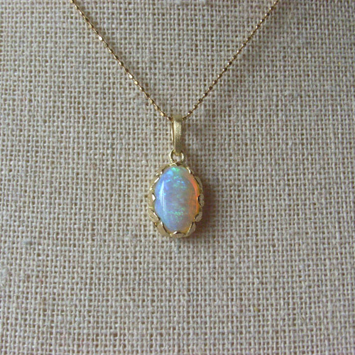 ♢ruela♪♢K18 ホワイトオパール3.15ct ペンダントトップ ♢ruela