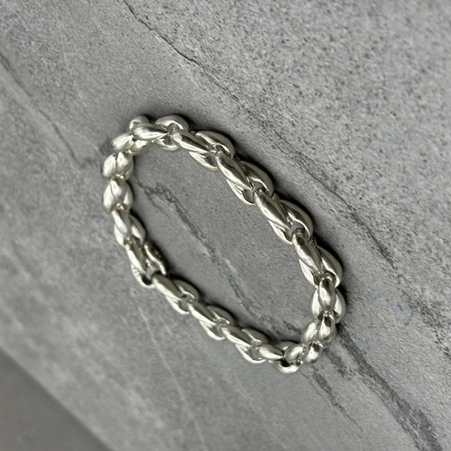 シルバーブレスレット シルバー925 8mm幅 ブレスレット RESHEM SILVER