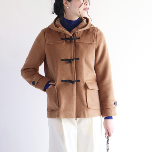 新色☆冬【キャメル】ウール素材ショート丈ダッフルコート♥ コート