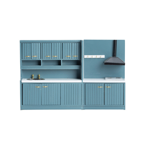ドールハウス ミニチュア 家具 木製キッチンセット 食堂ドールハウス