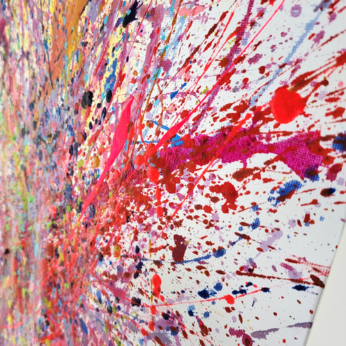 私たちの存在X / 抽象画 77×56㎝ B2 額縁セット 原画1点のみ モダン