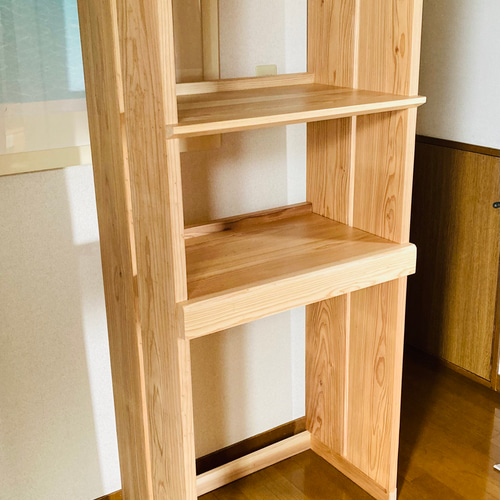 杉無垢板のレンジ台 オーダー自由 棚・シェルフ・ラック CHISEL&WOOD