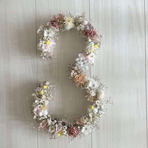 number wreath ⚘ flowerwreath ⚘ 数字のリース リース rendez-vous