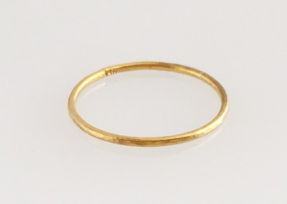 K24 Pure Gold Ring◇純金の指輪/リング（0.9mm幅） 指輪・リング