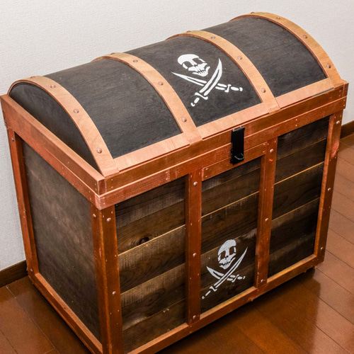 宝箱収納BOX 海賊バージョン その他家具 ウッジョブ 通販 5413162