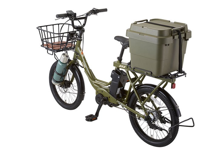 ログワゴンe（LOG WAGON e）20インチ電動アシスト自転車 バスケット付