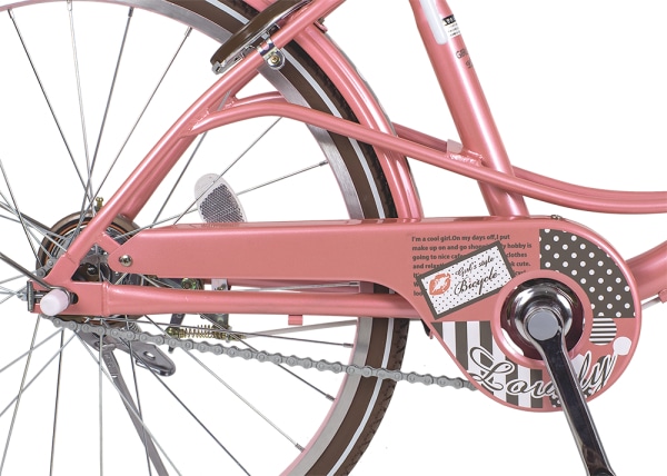 ガールズ ラボ ラブリー BAA-O 24インチ 変速なし オートライト 子供用