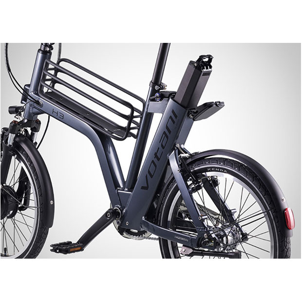 電動アシスト自転車 20インチ ダークグレー Votani H3 Besv