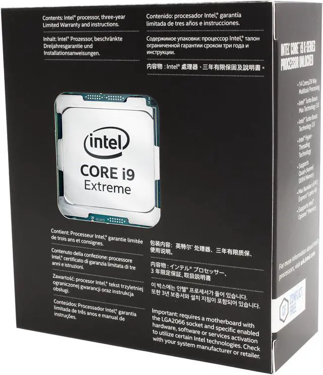 Intel Core i9 X-Series - Core i9-7940X Skylake X 14-Core 3.1 GHz