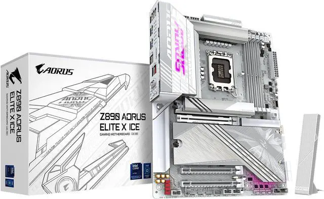GIGABYTE Z890 AORUS ELITE X ICE Ultra Core (Series 2) LGA 1851