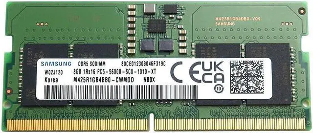 M425R1GB4BB0 Samsung 8GB DDR5 Sodimm PC5-44800 5600MHZ 262-PIN