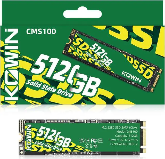 KOWIN CAS100 2.5' SATA 6Gb/s SSD 1TB, R/W up to 520/515MB/s,SATA3.