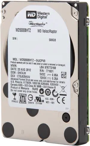 Western Digital HDD 2TB SATA 6Gb/s 7200RPM 128MB 3.5