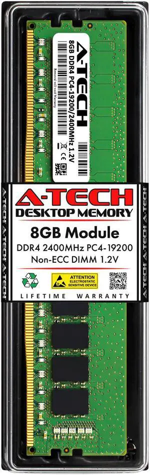 SAMSUNG 8GB DDR4 PC4-19200, 2400MHZ, 288 PIN DIMM, 1.2V, CL 15