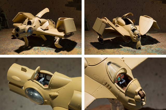 風の谷のナウシカ」“ガンシップ”を立体化！ LED発光など多彩なギミック