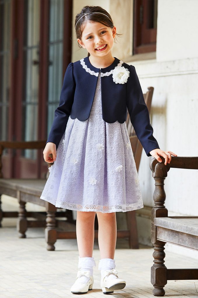 ワルツ バイ ビームスデザイン 女の子 120 ワンピーススーツ 卒服 入学