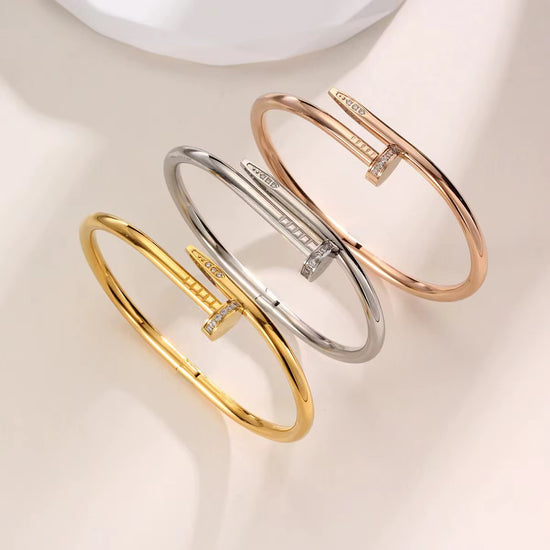 The Pavé Nail Bangle – Chellsy Vilaire