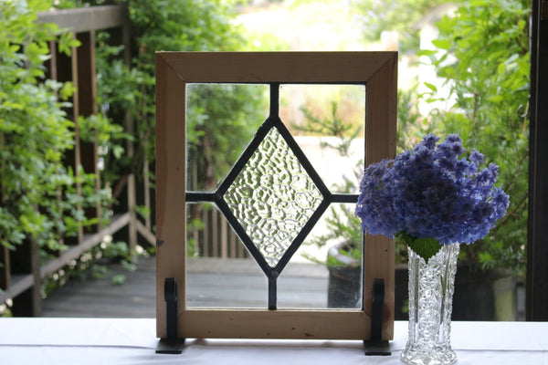 西洋アンティーク 大 ステンドグラス 縦 54cm×横 35cm 西洋