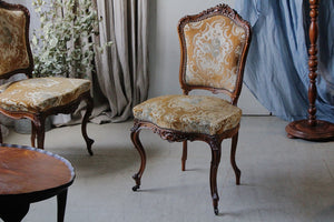 フランスアンティークアームソファ/サロンチェア/椅子イス/ラウンジ(90