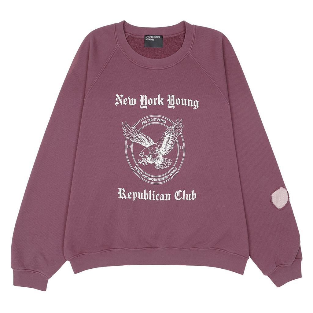 ENFANTS RICHES DEPRIMES - NEW YORK YRC RAGLAN SWEATSHIRT Crew Neck
