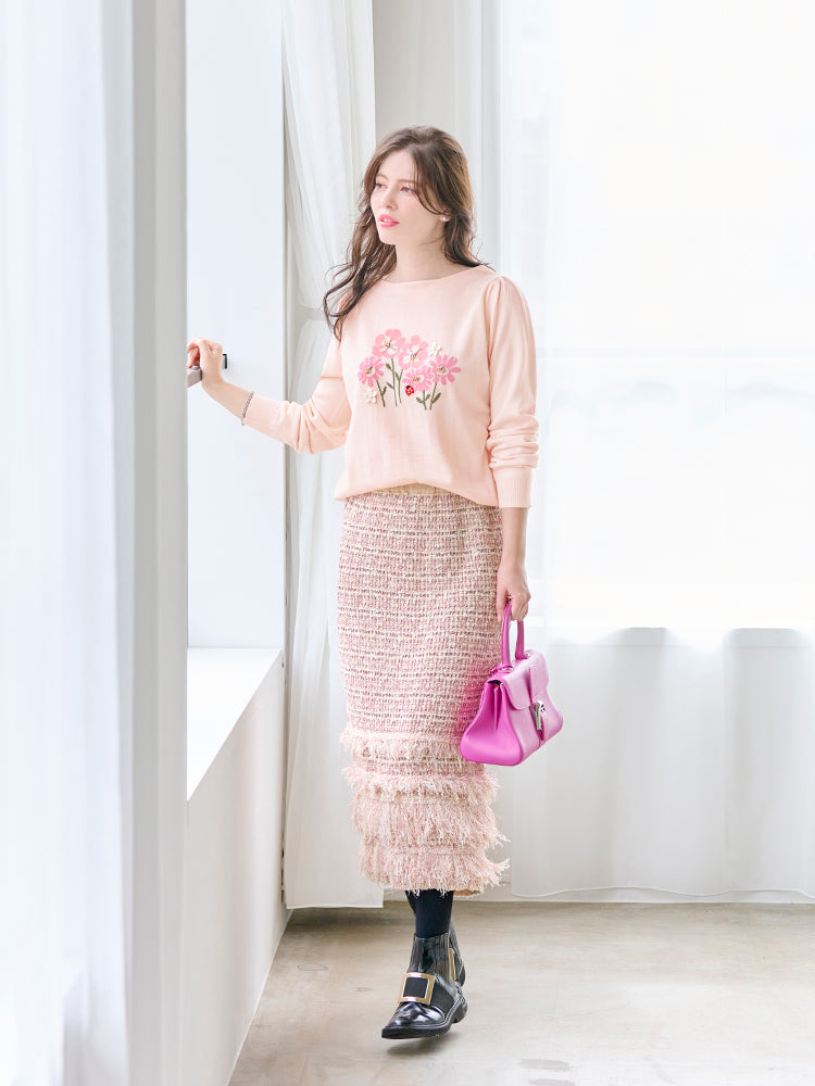 ツイードライクニットスカート |【公式】Chestyオンラインショップ