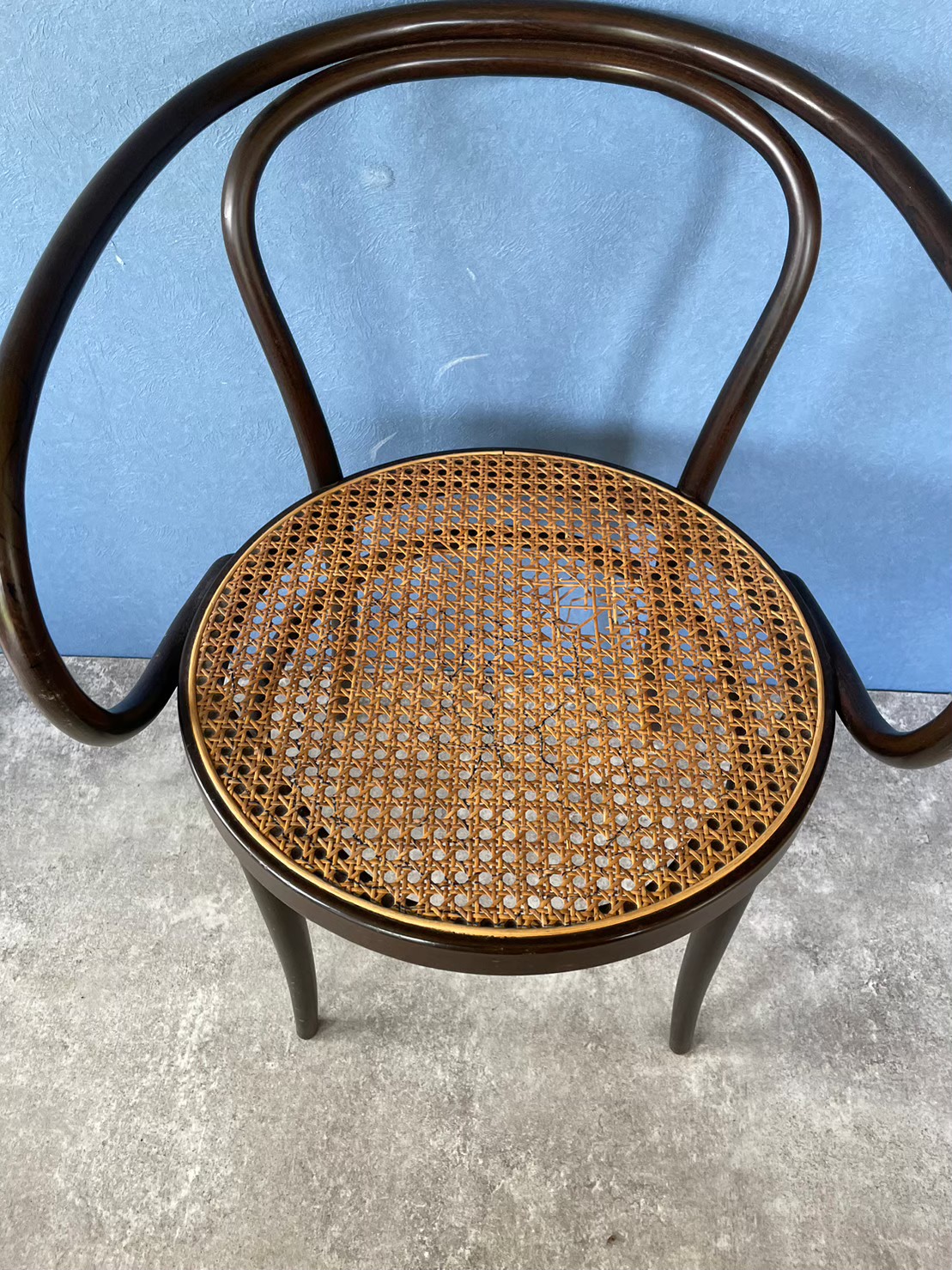 ベントウッドチェア トーネット/THONET no.209 座面のラタン張替え修理