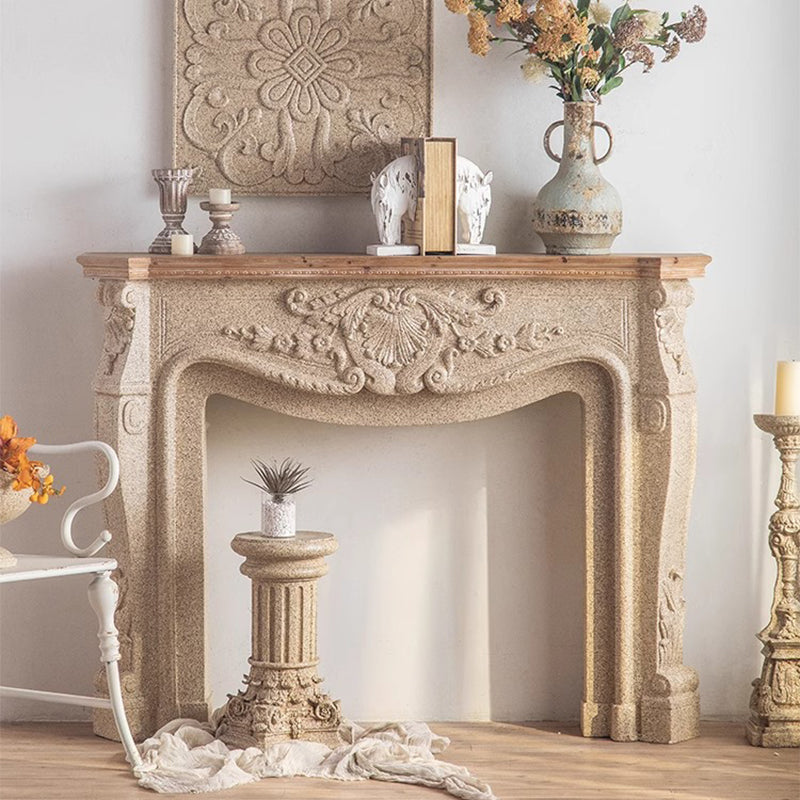 Chanté公式｜マントルピース 彫刻 存在感 シャビーシック アンティーク