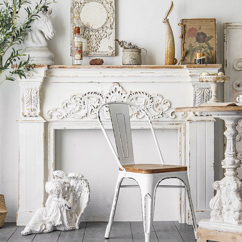 Chanté公式｜マントルピース 彫刻 伝統的 シャビーシック アンティーク