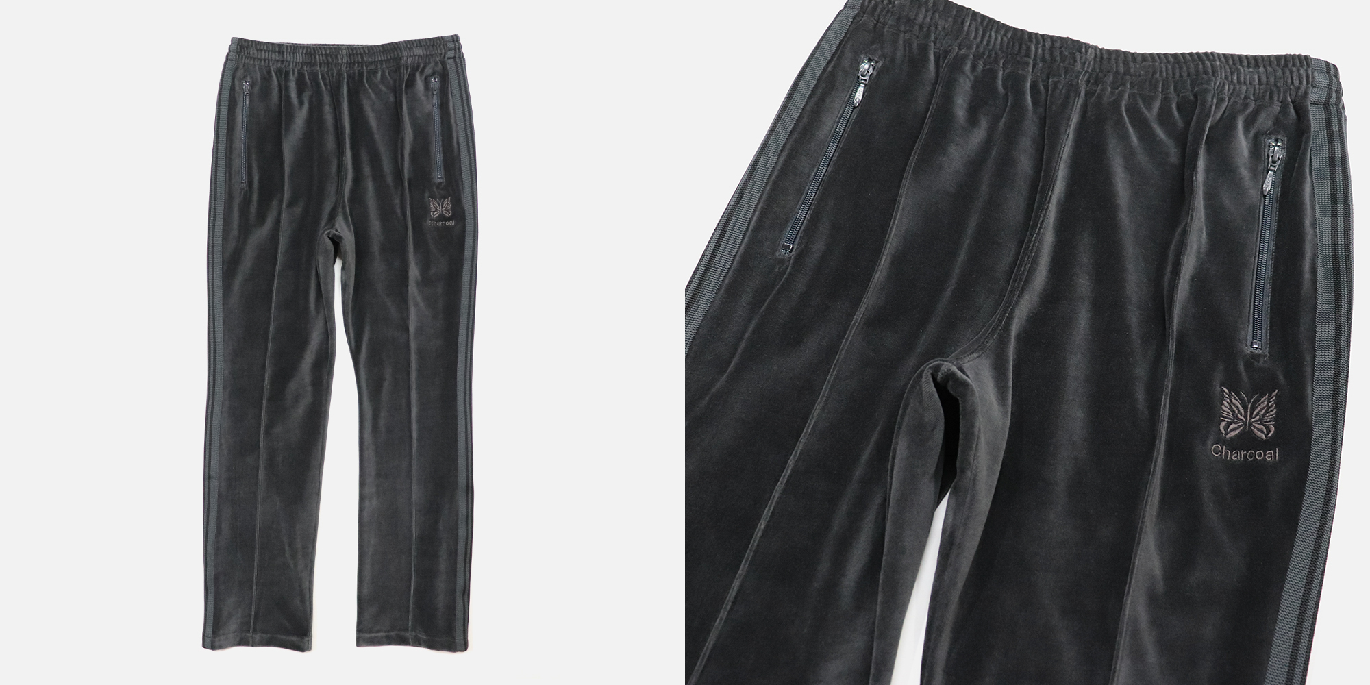 Release】 〈Needles（ニードルズ）〉 別注 Velour Track Pant Narrow