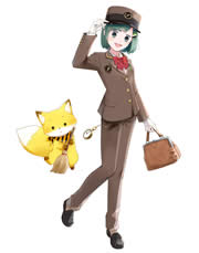 ぎんにゃん-滋賀県立彦根東高等学校の公式キャラクター