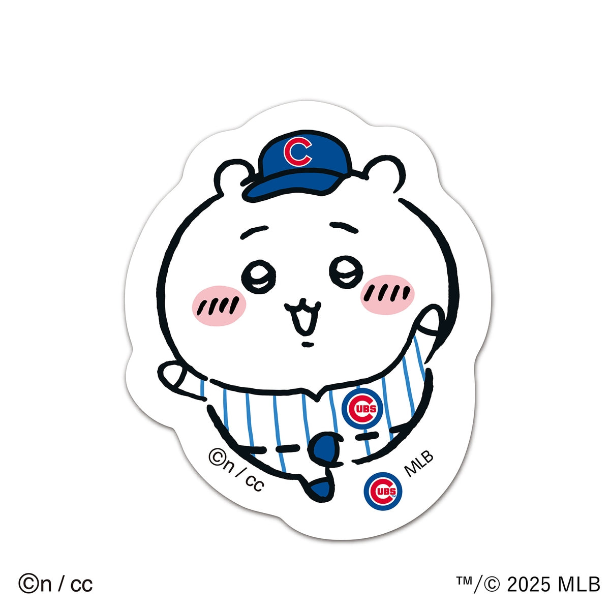 ちいかわ×MLB TOKYO SERIES ダイカットステッカー④ちいかわ（カブス