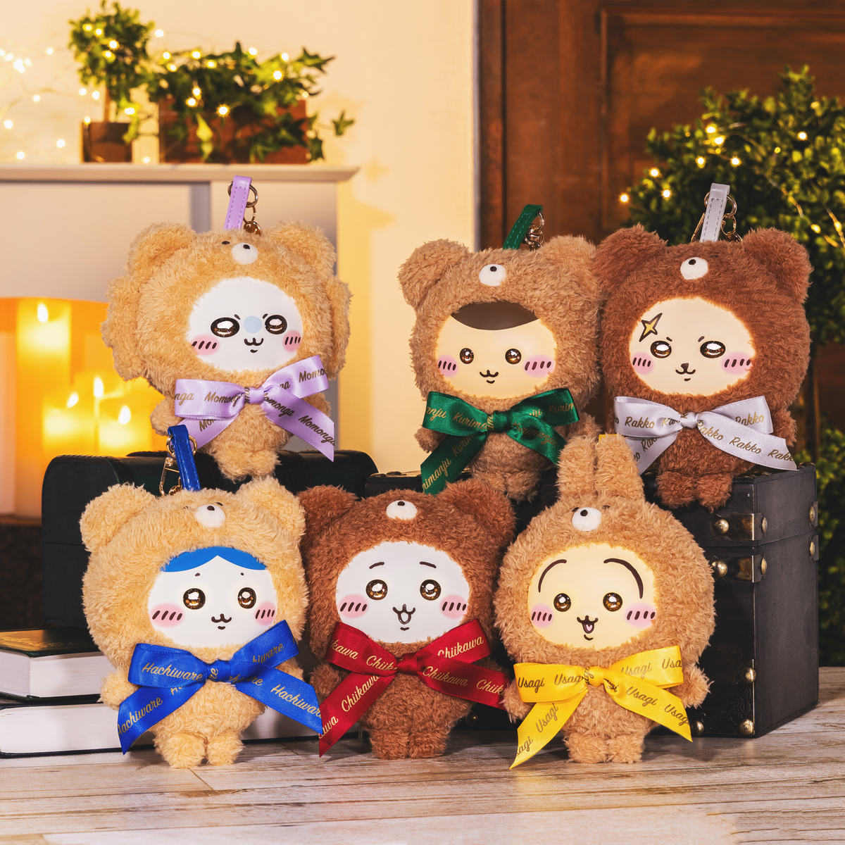 ちいかわ Kiramekko Teddy Bear（ハチワレ） | ちいかわマーケット