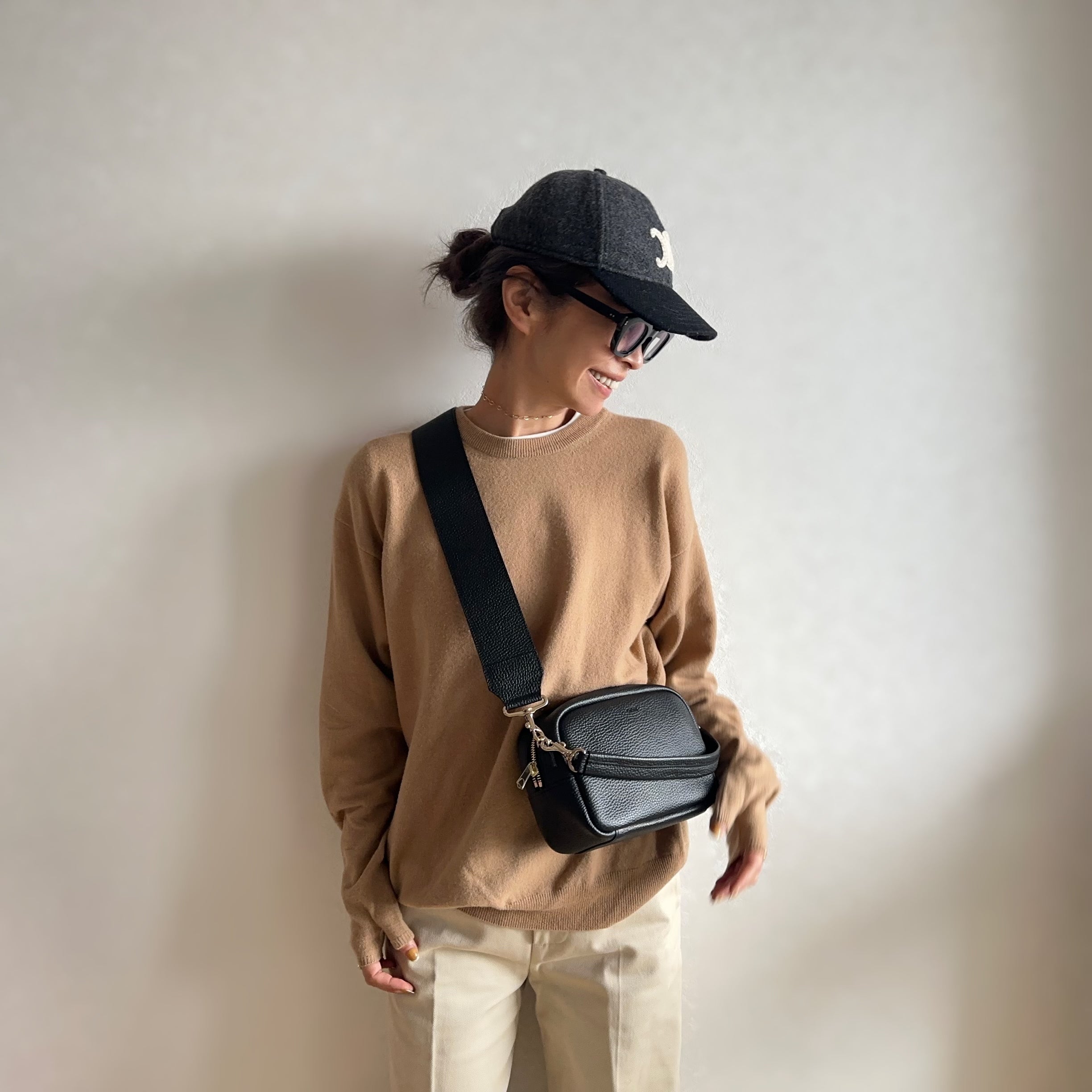 chiiiibag × nobleコラボ ワイドベルトボストン chiiiibag NOBLE