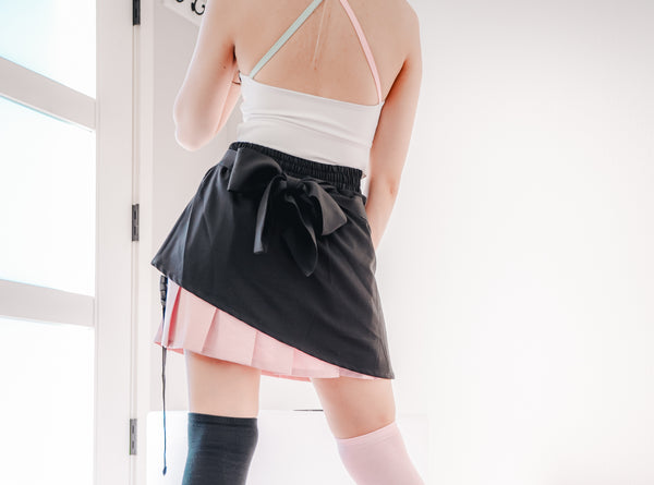 IROIRO Crossover Layered Skirt