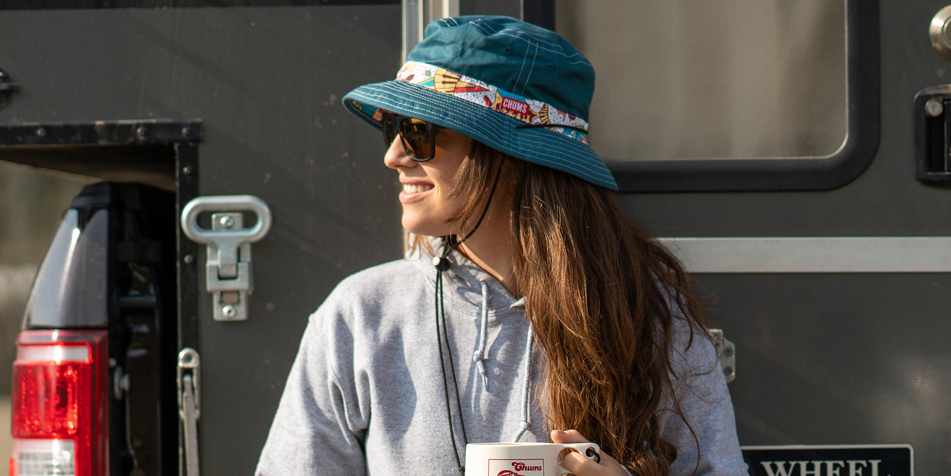 Chums Japan Reversible Print Hat