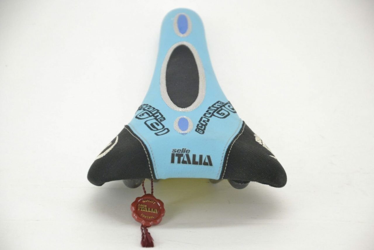 Selle Italia Flite Saddle Titanium Blue 90's - Cicli Berlinetta