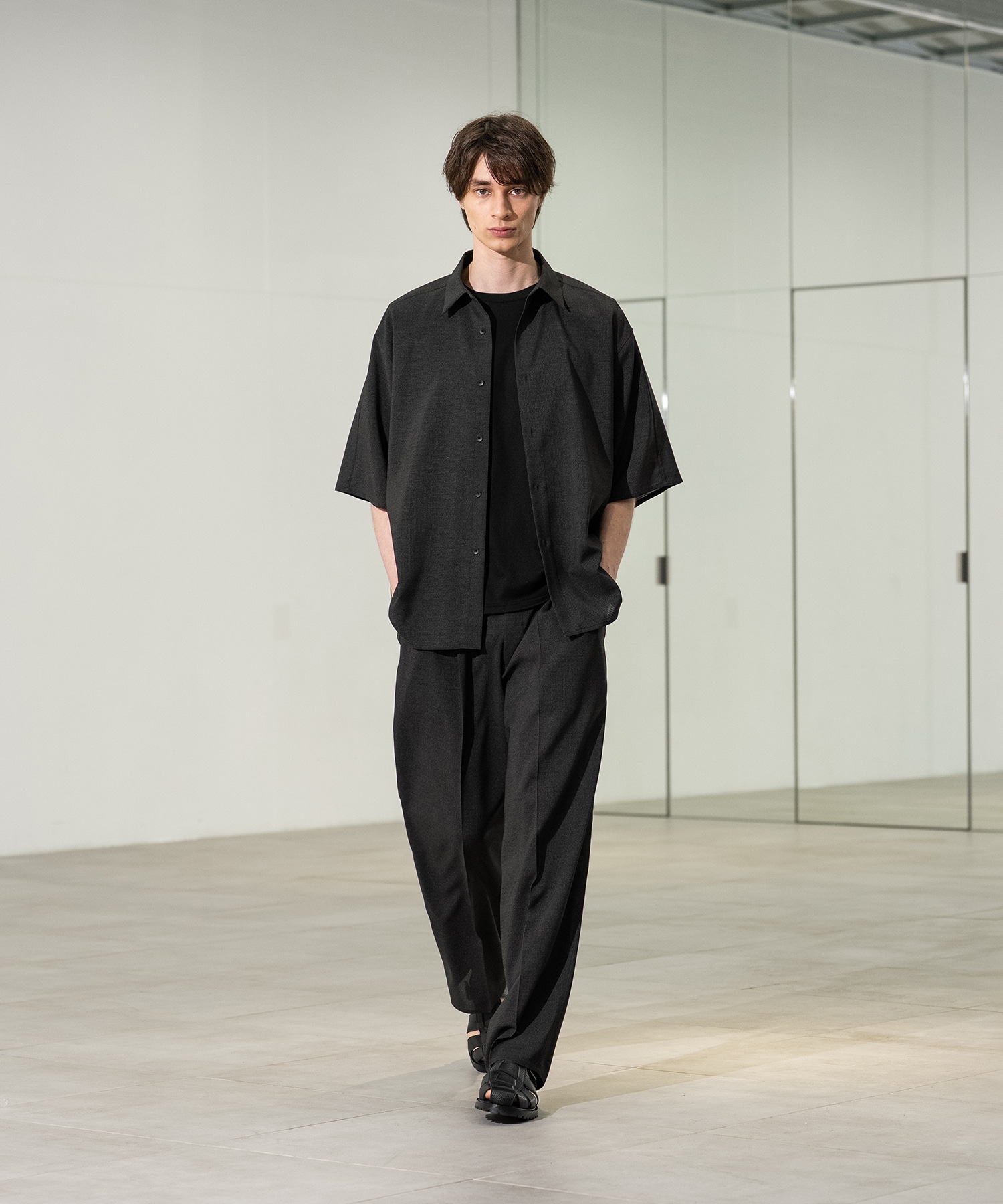 Cool-flex リラックスシャツ(1 BLACK): : メンズ｜CITY TOKYO ONLINE STORE