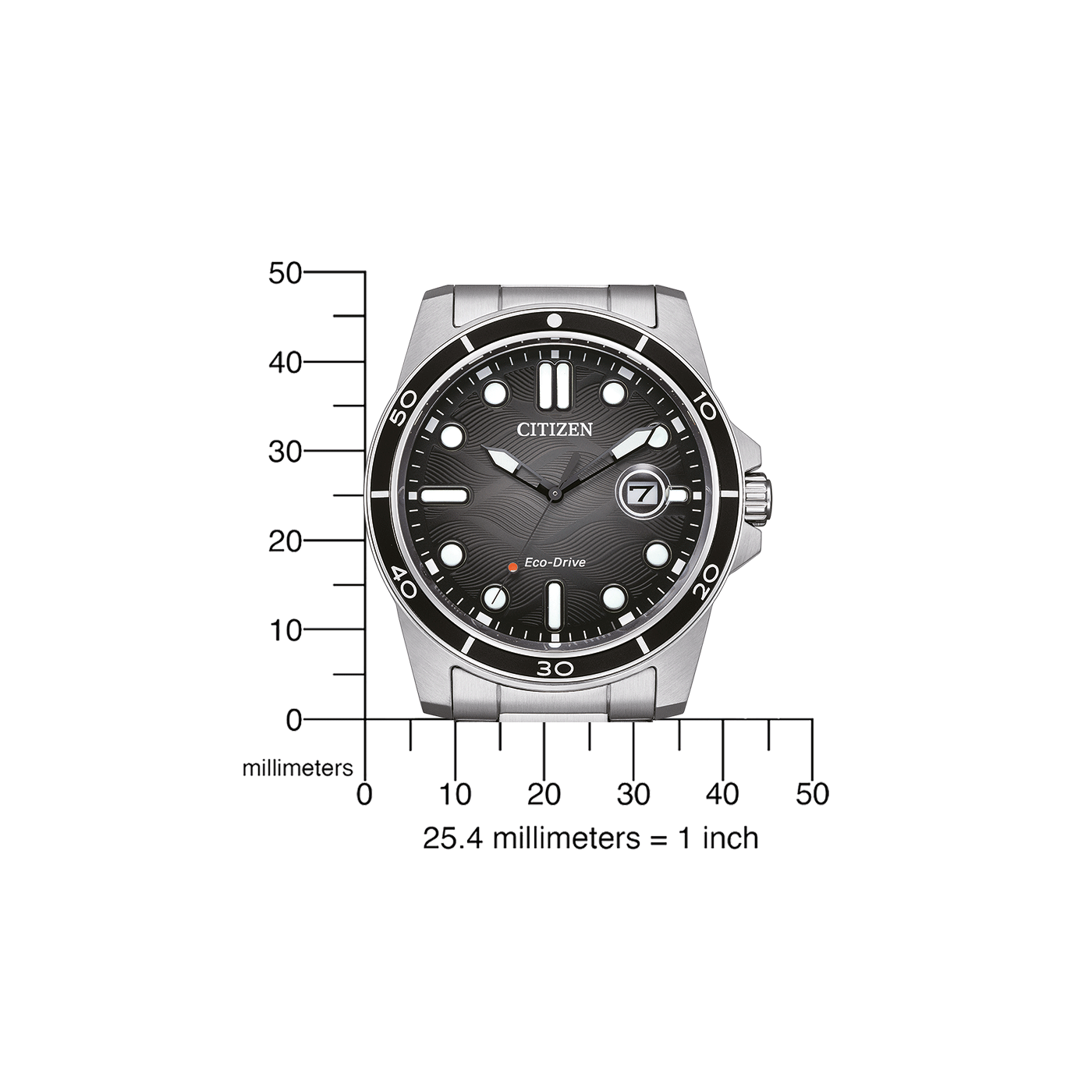 AW1816-89E Male Stainless steel black ⌀ 41.5mm Citizen Onlineshop
