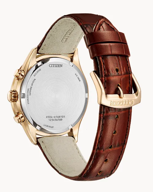 Classic Brown Dial Leather Bracelet AT2573-07X | CITIZEN