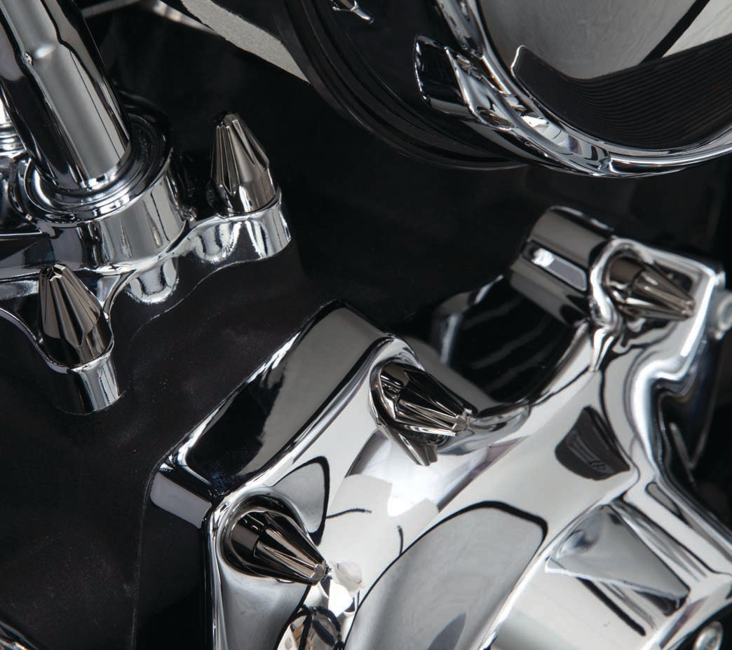 Spiked Harley Twin Cam Engine Bolt Cover Kits | CIRO – Ciro