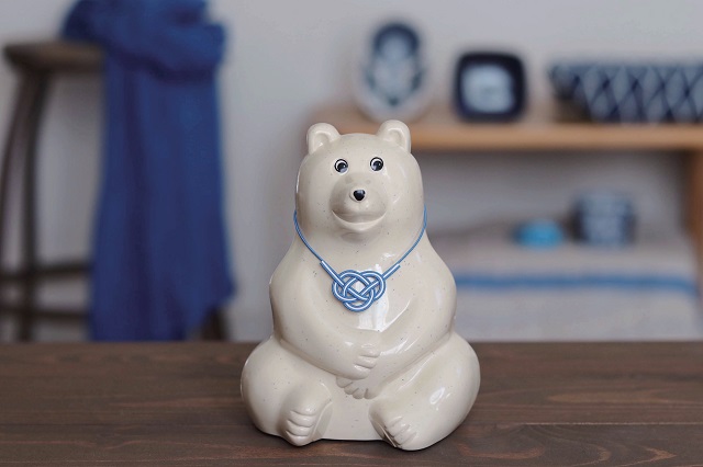数量限定】しろくま貯金箱（2019年限定 水引付き） Polar Bear Money