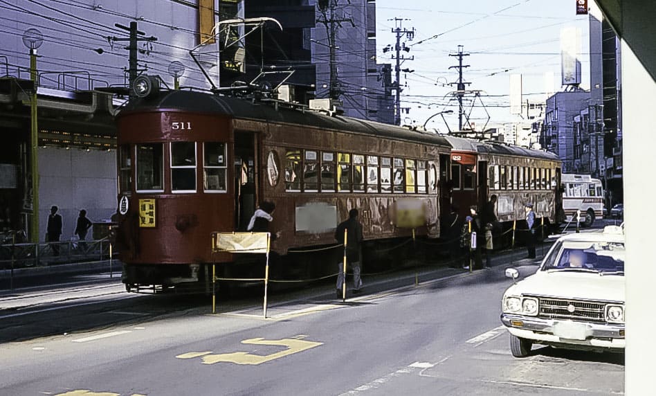 名古屋鉄道 系統板 旧岐阜市内線 長良北町 岐阜駅 名古屋鉄道 系統板