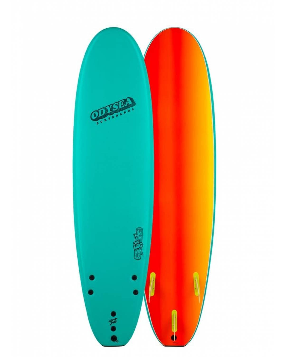 Buy the Catch Surf Odysea Log 7ft 0in Green Surfboard Online Now