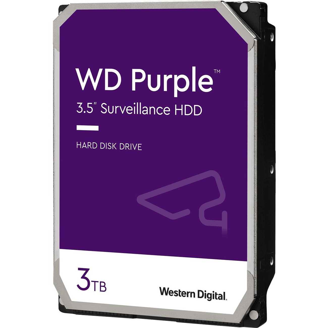 WD Purple 3TB Surveillance Hard Disk Drive - 5400 RPM Class SATA