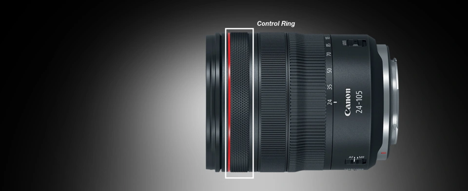 Canon RF 24-105mm f4 L IS USM Standard Zoom in Black