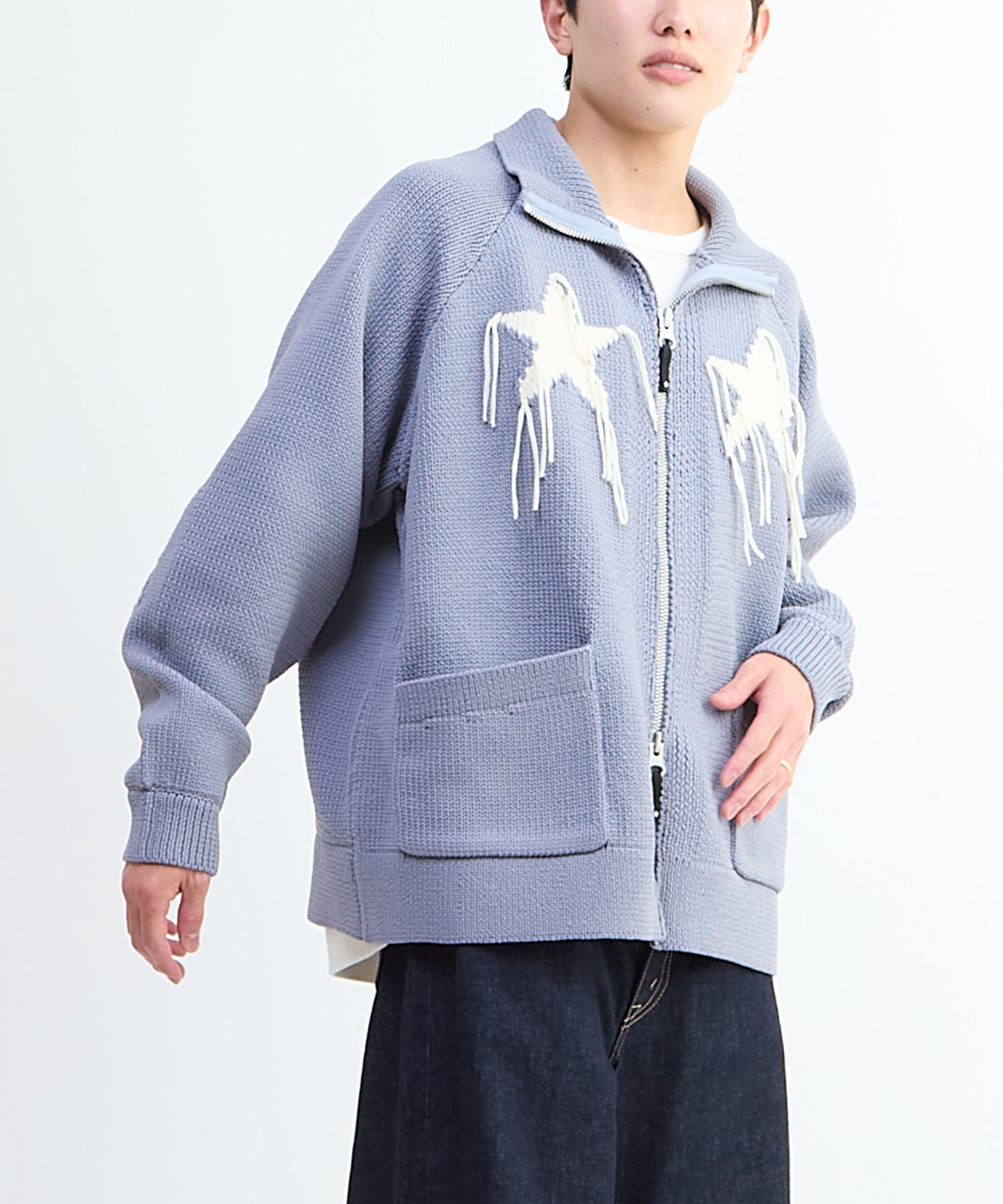 STAR☆ FRINGE COWICHAN CARDIGAN｜CONVERSE TOKYO (コンバース